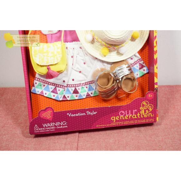 Our Generation Vacation Style Travel Fashion Outfit for 18" Dolls - Picture 2 of 5
